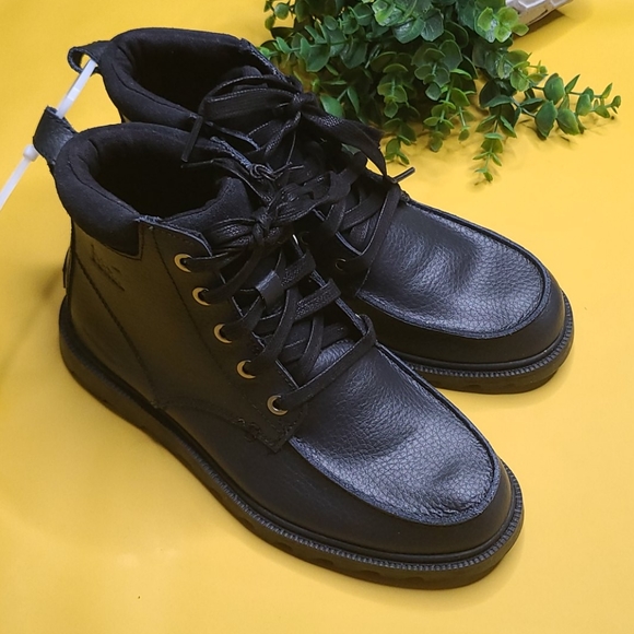 SOREL WATERPROOF BIG KID 3 LEATHER BOOTS SHOES - Picture 4 of 9